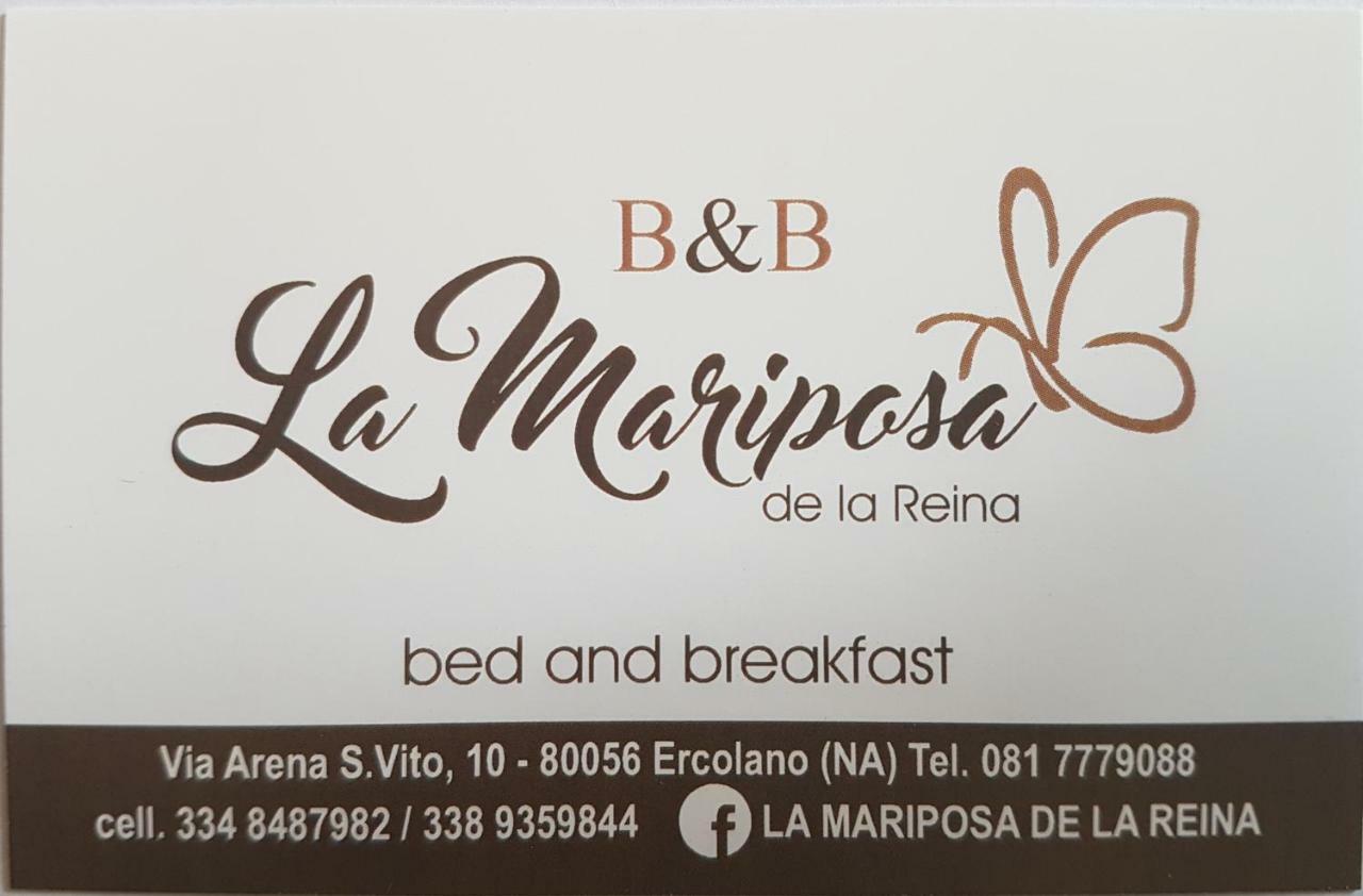 La Mariposa De La Reina Bed & Breakfast Ercolano Exterior photo